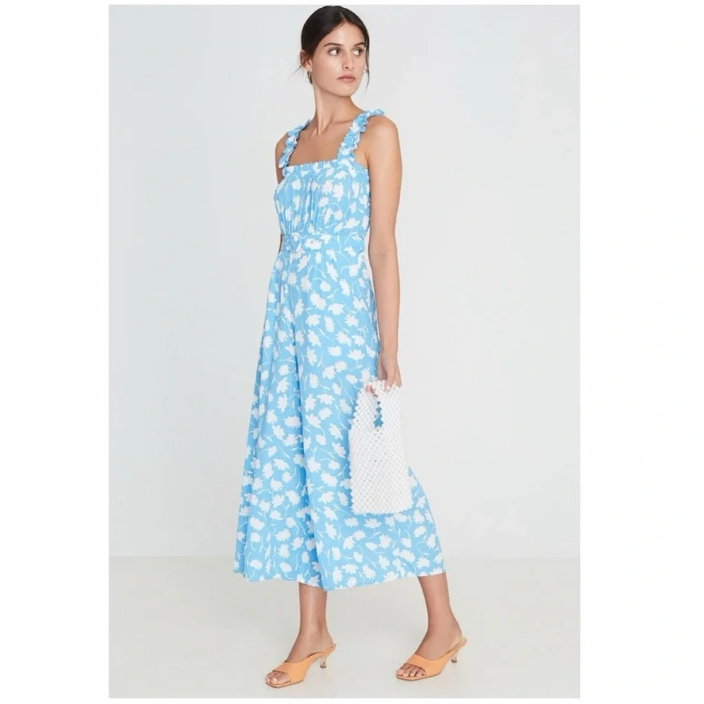 FAITHFULL THE BRAND Dolores Jumpsuit, Leyla Floral Print, XS - Picture 2 of 13